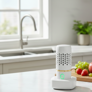 Ultrasoniczny Oczyszczacz do Żywnośc Biały