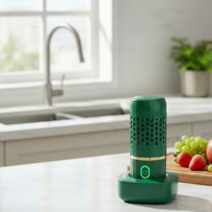 Ultrasoniczny Oczyszczacz do Żywnośc Zielony