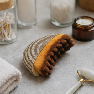 Szczotka do drenażu limfatycznego twarzy